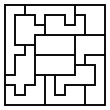 Puzzle 43 [Nonrectangular + Walls]